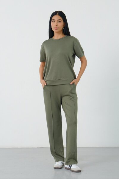 Shooter Sportswear Çağla Γυναικείο Σετ από Ύφασμα Modal Relax Fit με Κοντά Μα...