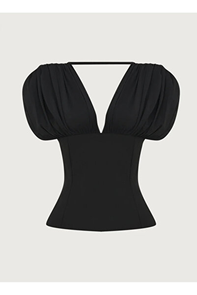 Atelier Aliz Siyah Kadın Bluz ALZ-8498