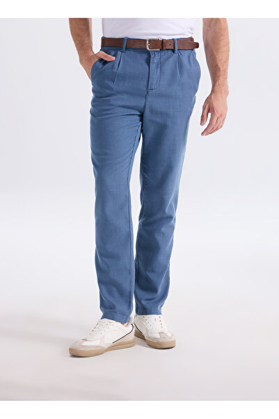 Lee Cooper INDIGO Erkek Regular Tapered Chino Pantolon 262 LCM 221006 ZARSE 2...