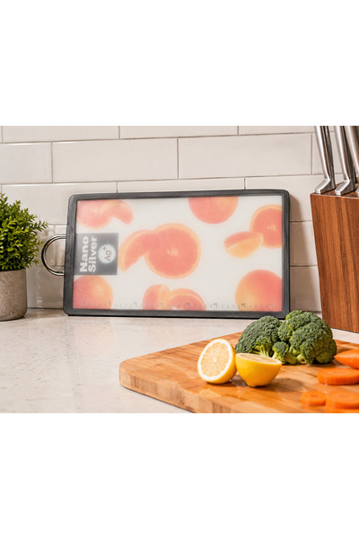 Dania ✨   Plastic Cutting Board with Practical Handle - 47 X 22.5 cm ✨