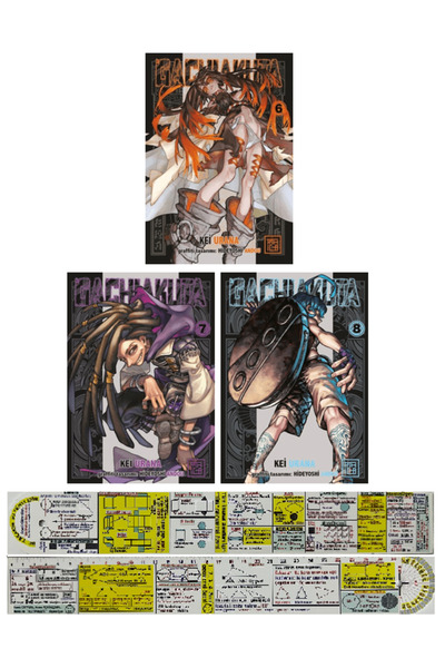 Destek Yayınları Gachiakuta 6-7-8. Ciltler Manga Seti + Özel Cetvel