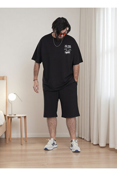 Finelook Men Stylish Over sized T-Shirt and Shorts Sets