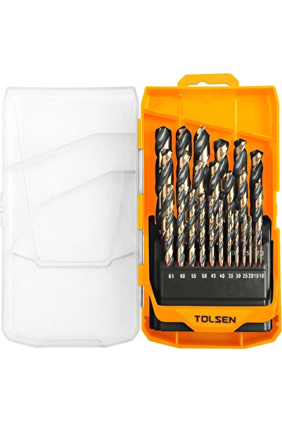 TOLSEN 25 Pcs Black and Gold HSS Drill Bits Set (Industrial), 75087, Titanium...