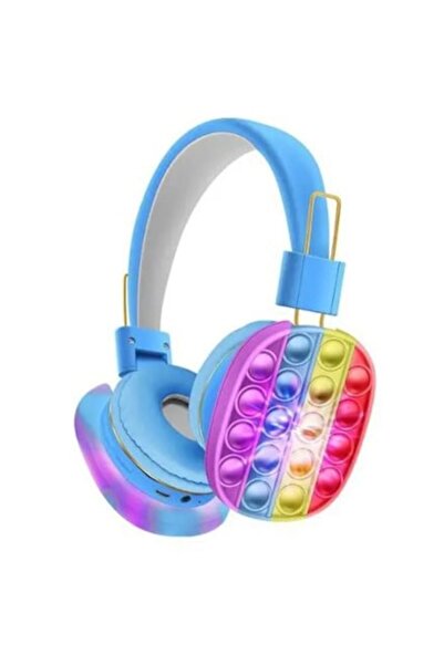 OEM Over-Ear Headphones for Kids, LED Pop It Rainbow Model, Wireless, Bluetoo...
