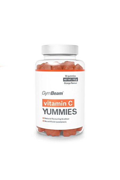GymBeam Vitamina C Yummies 50 capsule portocală