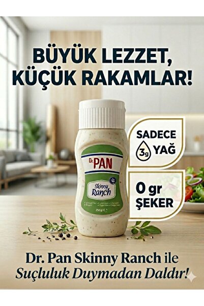 Dr Pan Ranch Sos ( Düşük Yağ-0 Şeker)