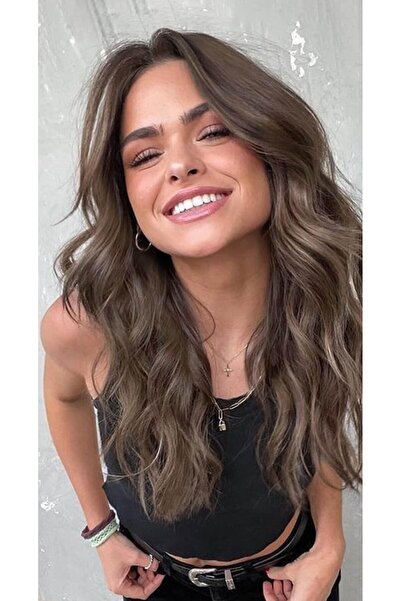 Ms Taj Synthetic clip-in wig for women with thin hair, 40 cm, wavy, with bang...