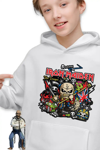 OEM Iron Maiden Trooper Kids Boys Sweatshirt