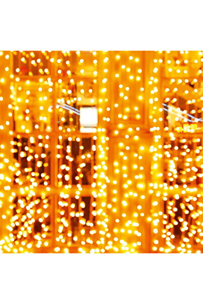 Somogyi Perdea de lumini DOT LED, 2x 2 m, alb, cald