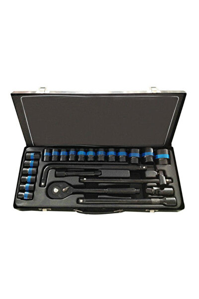 OEM Socket wrench set 24 pieces Black Chrome MLG-6204
