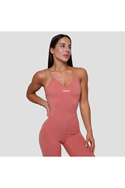 GymBeam Women‘s FIT Workout Jumpsuit Salmon XS