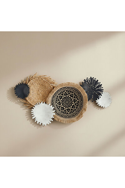 Home Box Umber Percy Evara Paper and Metal Wall Decor - 89x45x8 cm