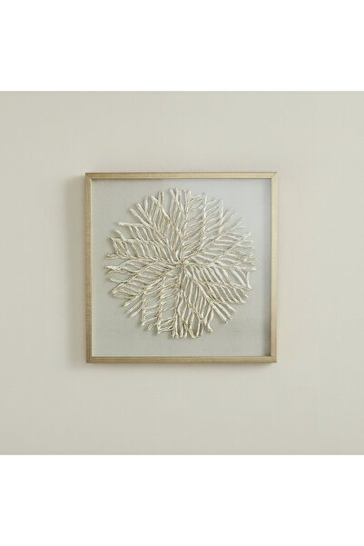 Home Box Umber Olivia Luxe Paper Shadow Box with Frame - 60x60 cm