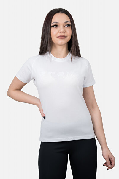 Fitskin Tricou alb pentru femei