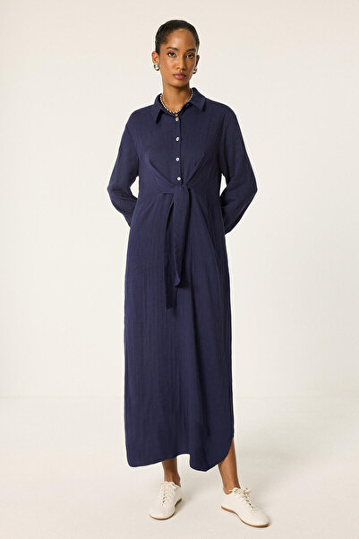 Touché Privé Muslin Dress with Binding Details