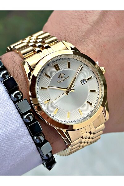 Bentini Men's Wrist Watch with Calendar – Steel Band, 3 Atm Water Resistant, ...