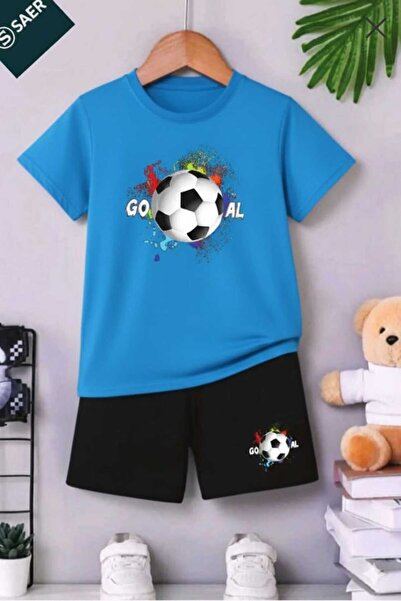 NC Nicee Clothes Tricou și pantaloni scurți de vară pentru copii, unisex (imp...