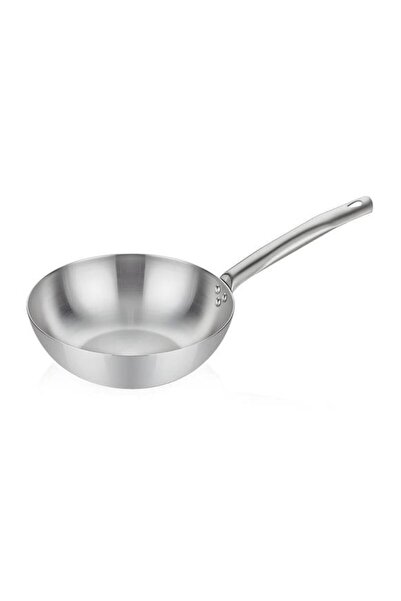 Altabi Steel Wok Pan 28 cm Stainless Steel