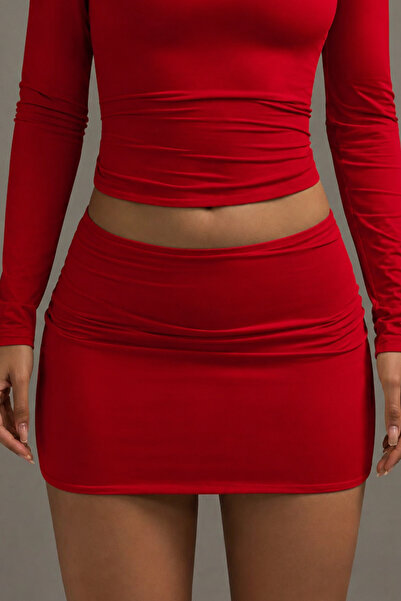 Yenicici Mini Skirt Lycra Mini Skirt Sexy Casual Mini Bodycon Skirt