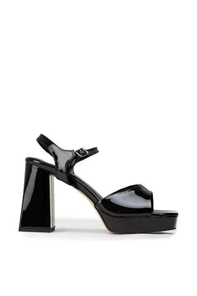 Deery Women's Black Platform Evening Dress Shoes