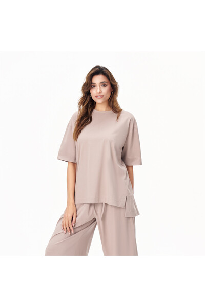 RARA Plain Cotton Set Available in Many Colours - Beige