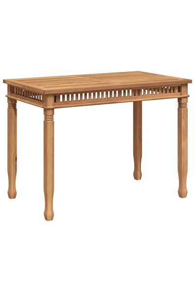 vidaxl Garden table, 120 x 65 x 80 cm, solid teak wood