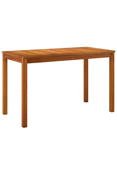 vidaxl Garden table, 110x55x67 cm, solid acacia wood