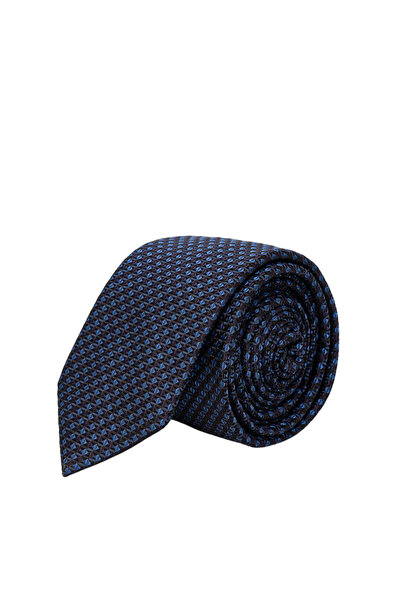 HUGO Ανδρική Γραβάτα Navy Μπλε 50561717-413