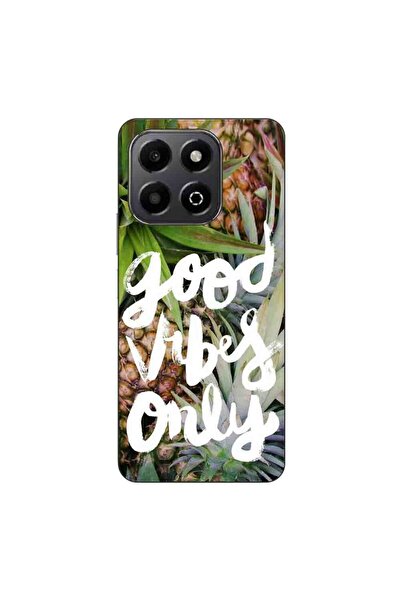OEM Husa compatibila cu Honor X6b Silicon Gel Tpu Model Good Vibes Only