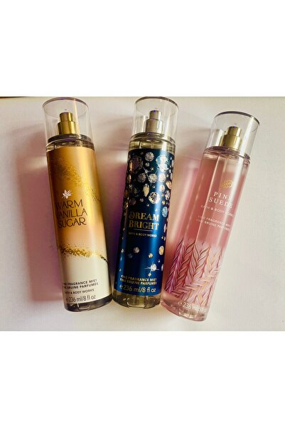 Natural Bath and Body مجموعة ثلاثية من رذاذ الجسم العطري الفاخر بنكهات الفاني...