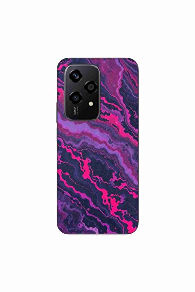 OEM Case compatible with Honor 200 Lite Silicone Gel Tpu Model Midnight Rose ...