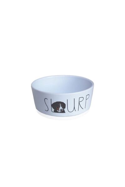 Pet Interest Slurp Πλαστικό Μπολ Φαγητού & Νερού Μελαμίνης Λευκό 500ml