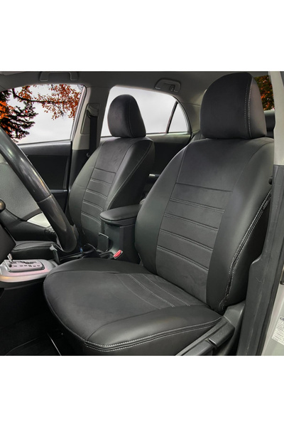 K-Design Toyota Corolla Araca Özel Oto Koltuk Kılıfı - Taytüyü ve 1.Kalite Deri