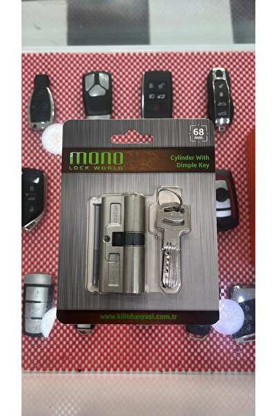 asdela home mono 68mm bilyalı barel saten çelik kapı kilit