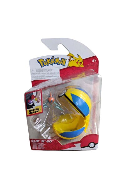 Pokemon Figurina in bila Clip N Go S2, Rotom si Quick Ball
