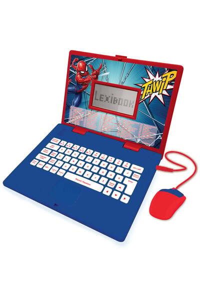 LEXIBOOK Laptop educational Spiderman, 124 de activitati