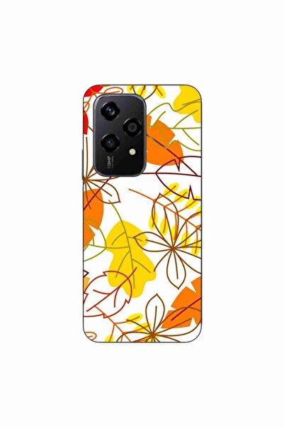 OEM Husa compatibila cu Honor 200 Lite Silicon Gel Tpu Model Autumn Vivid Leaves