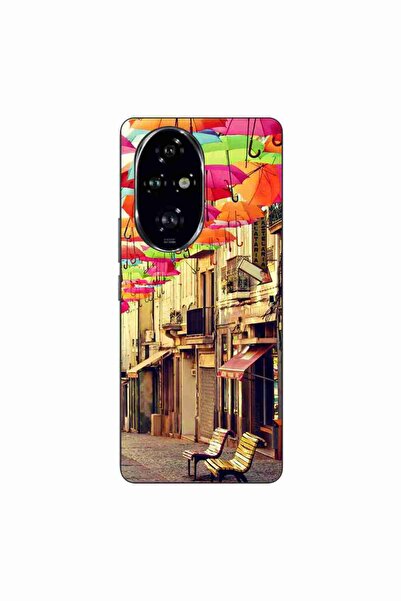 OEM Husa compatibila cu Honor 200 Pro Silicon Gel Tpu Model Strada Umbrele Co...