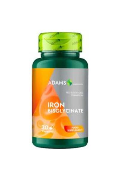 Adams Supplements Bisglicinat de Fier - Formarea celulelor roșii din sânge, 3...