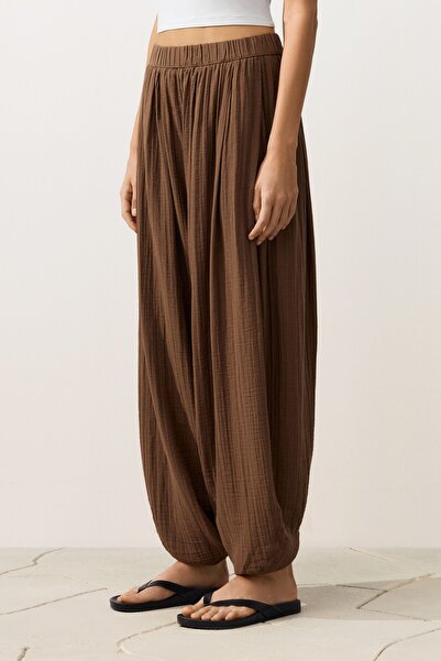 Oysho 100% cotton Balloon trousers