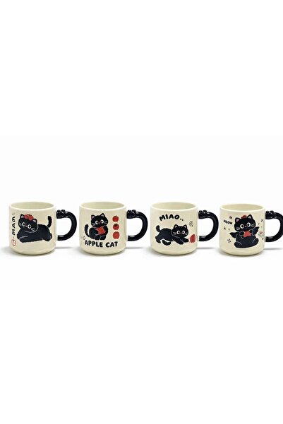 Mestore Special Design 3D Cat Figured Mug Alk5032