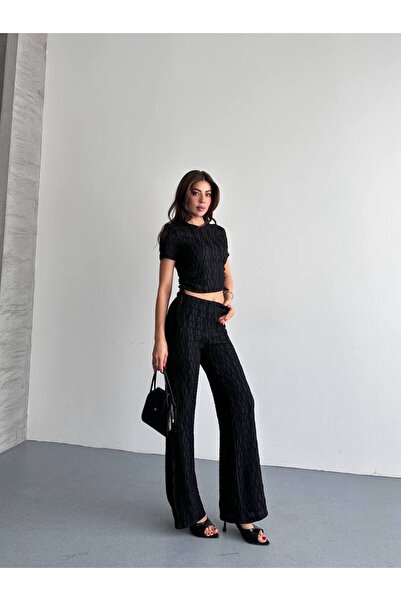 Mistix Costum cu model pătrat și talie ajustabilă - Negru NEGRU