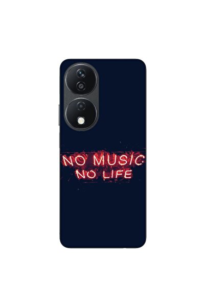 OEM Θήκη συμβατή με Honor X7b Σιλικόνης Gel TPU Μοντέλο No Music No Life