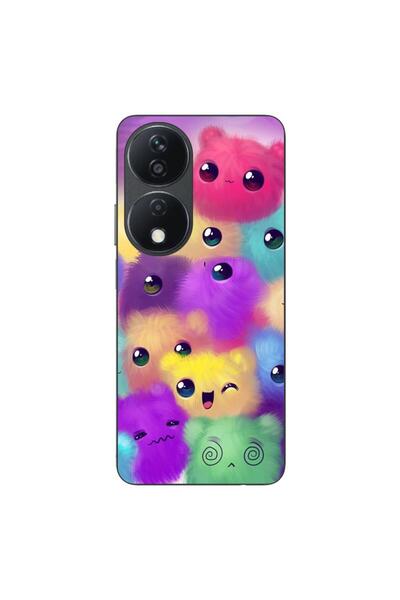 OEM Husa compatibila cu Honor X7b Silicon Gel Tpu Model Pufosi Colorati