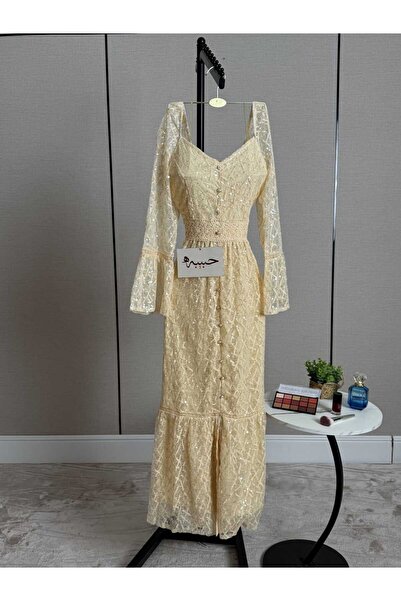 Habiba Lace Dress with Sequins