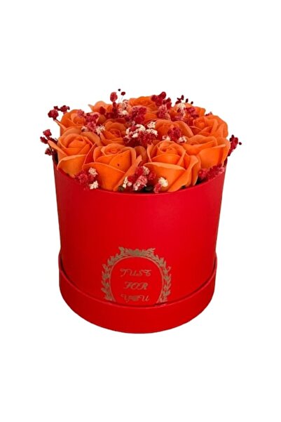 OEM Aranjament de trandafiri din săpun parfumați cu flori uscate, multicolor,...