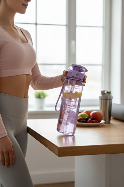 rafiel 1000 ml Motivational Water Bottle - Water Bottle with Time Zone Tracki...