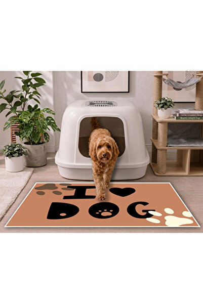 Harika bir ev KEDİ VE KÖPEK TUVALETİ KUMU PASPASI 40X50 CM HAYVAN MATI (DOG) ...
