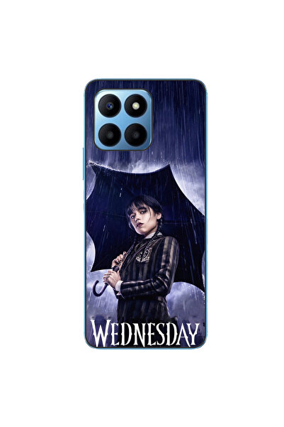 OEM Husa compatibila cu Honor 70 Lite Silicon Gel Tpu Model Wednesday Umbrella