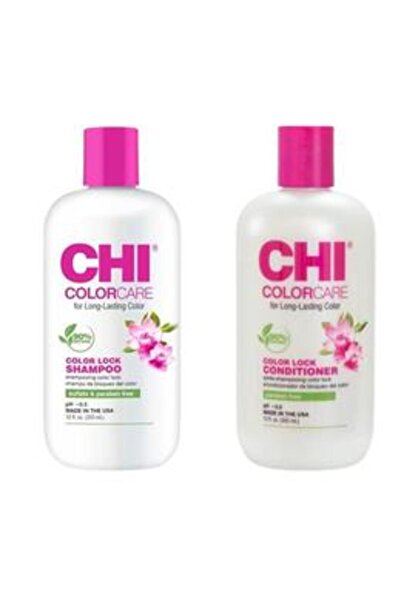 Chi Pachet Revitalizant pentru Par Vopsit - ColorCare - Color Lock: Sampon 35...